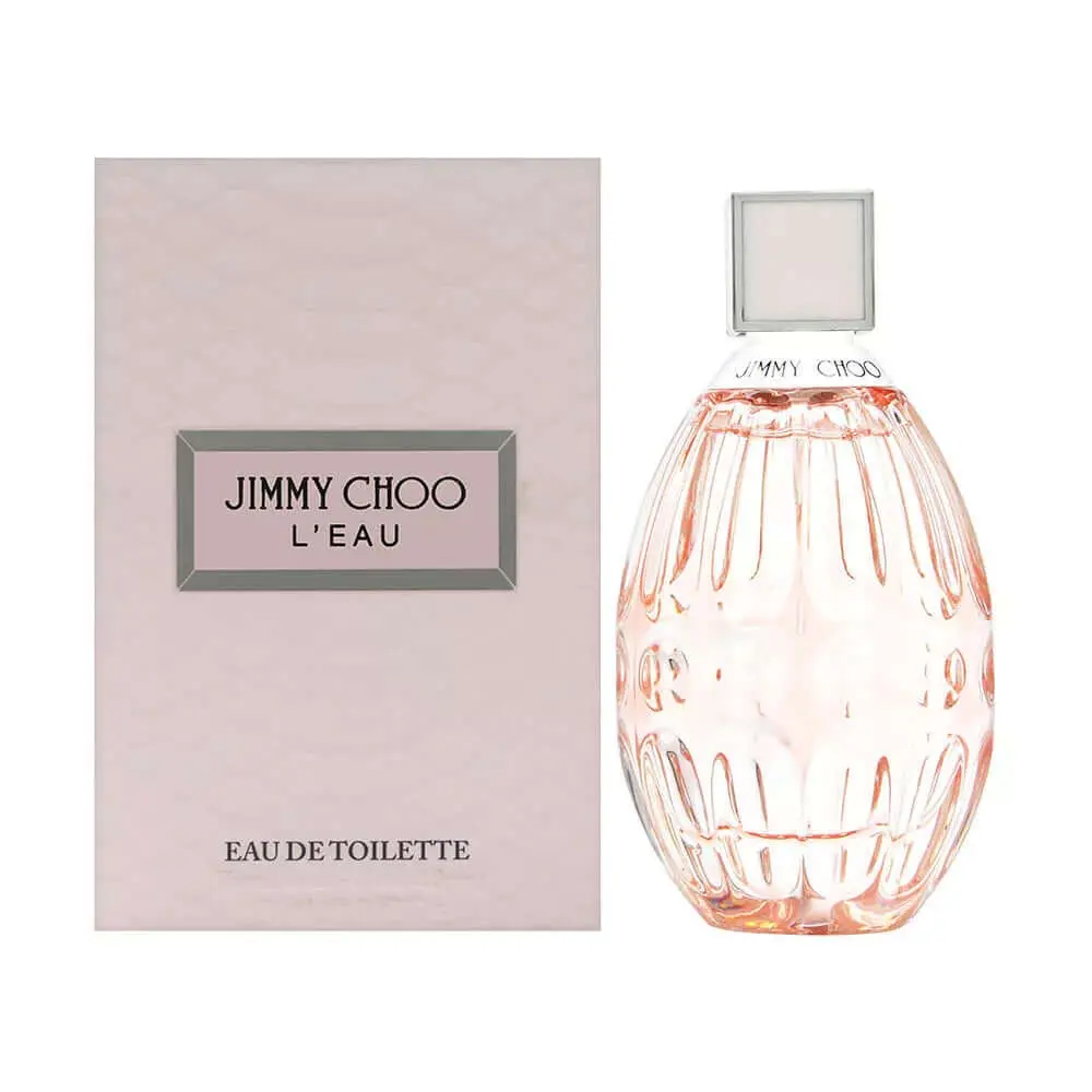 JIMMY CHOO L'Eau Eau de Toilette Spray for Women, 3.0 fl oz - Floral Fragrance with Bergamot, Hibiscus & Nectarine Notes, a Lasting Signature Scent, Floral Fragrance Perfume, Beauty Perfume, Cedar