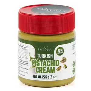 Eastanbul Turkish Pistachio Cream, Paste for Dubai Chocolate Bar, 30% Pistachio, 8oz