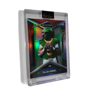 2024 Wild Card Just The Hits Dillon Gabriel Oregon Ducks Chrome Pre Rookie Rainbow Refractor Card Serial Numbered 2/10