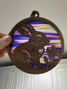 Rabbit Suncatcher for Sunny Window