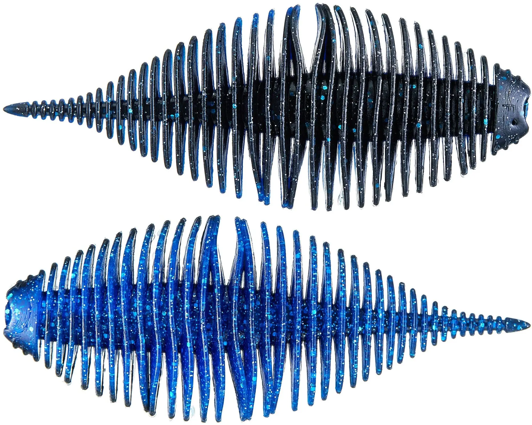 Geecrack Bellows Gill Ribbed Creature Bait, 3.8-Inch Scented Soft Plastic Fishing Lure for Bass, Ideal for Texas & Carolina Rigs, 5 Pack, Flavor, Fishing Equipment, Bass Fishing