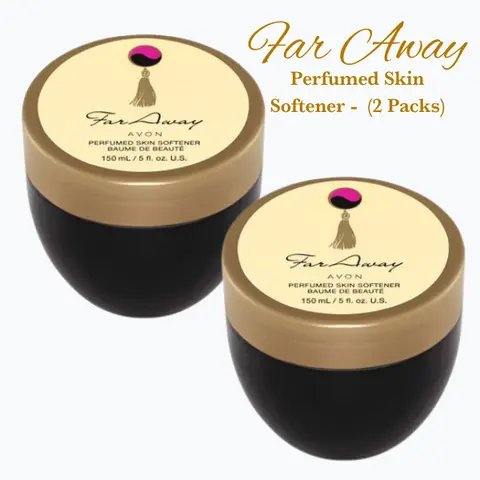 Avon Far Away Perfumed Skin Softener. Set of 2