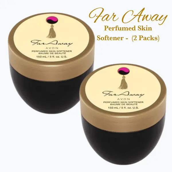 Avon Far Away Perfumed Skin Softener. Set of 2