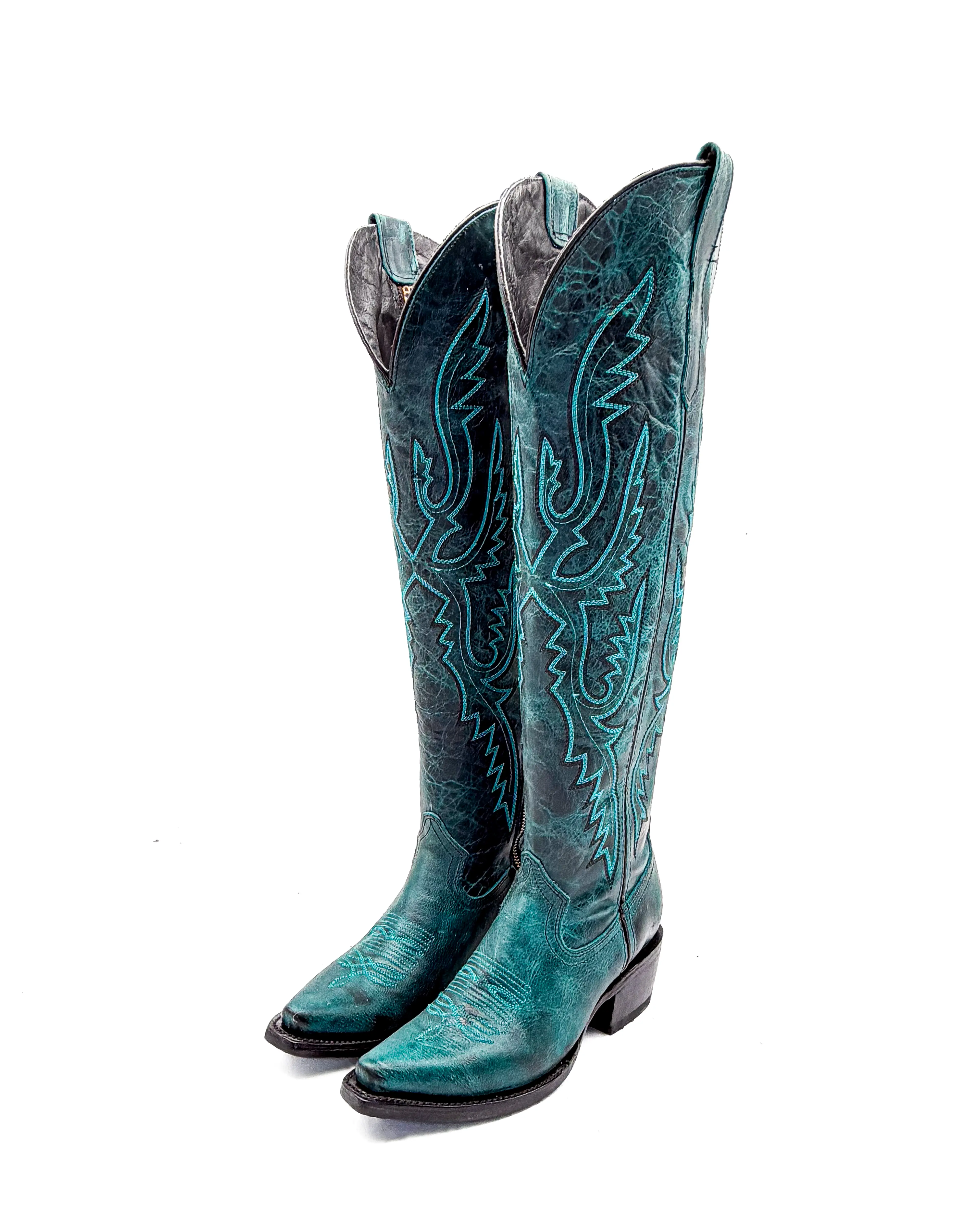 Cowboy Boot Scarlett Tall Turquoise