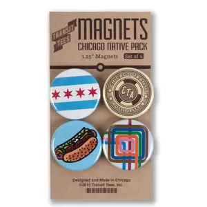 Chicago Native Round Magnet