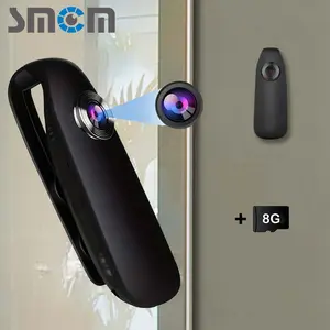 SMCM 1080P HD Convenient Camera, Wearable Recording Camera, Home Outdoor Back Clip Camera, Bicycle Video and Audio Recorder, Sports Camera with 8GB Memory Card & High Speed Type-C/Circo-USB 2.0 2-in-1 OTG Universal Card Reader