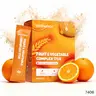 Oxyenergy 176X Fruit & Vegetable Complex Powder, Orange Naturally Flavored Dietary Supplement, 30 Packets, Supports Digestive Health & Boosts Good Bacteria