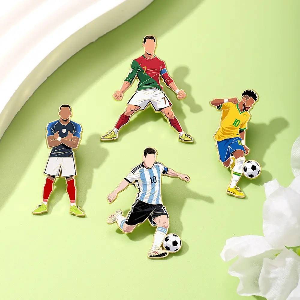 2026 North America World Cup Soccer Weighted Pins - Premium Zinc Alloy Collector Item, Edition Specialty Badge, Gift for Soccer Fans, Summerwins Souvenir