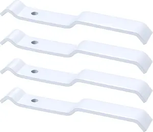 4 count 3" Wire Shelf Corner Support Brackets Ventilated Wire Shelving Accessories, Support Brackets for Closet Shelving