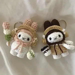 Handmade Crochet Matcha Dango & Coffee Miffy – Cute Kawaii Gift