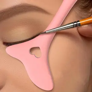 Reusable Silicone Eyeliner Stencil, Makeup Stencil Eye Makeup Aid Tool Mascara Shield Applicator, Lipstick Stencil, Makeup Accessories, Eyeliner Guide