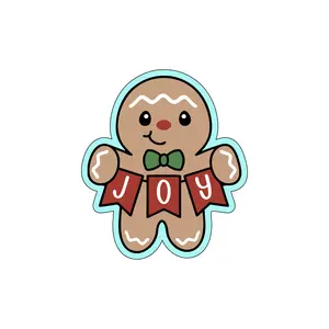 Gingerbread Joy Cookie Cutter Cookie Cutters