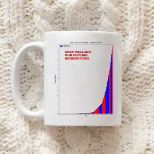 Keep Selling Our Future Generation Mugs, Political Concern Mug, Inflation Hard Young Generation Gen Z Gen Alpha Future Gift