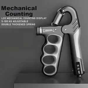 46lb Grip Strength Trainer, Adjustable Resistance Hand Gripper, Grip Strengthener, Wrist Extender for Gym Training, Fitness Training Equipment, Flexibility and Strength Workout Tool