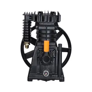 VEVOR Air Compressor Pump Head,  3HP 5.8CFM @ 90PSI, Twin Cylinder Oil Lubricated Air Compressor Piston Pump Head, Single-Stage Aluminum Air Compressor Pump Replacement with Max. 116PSI Pressure