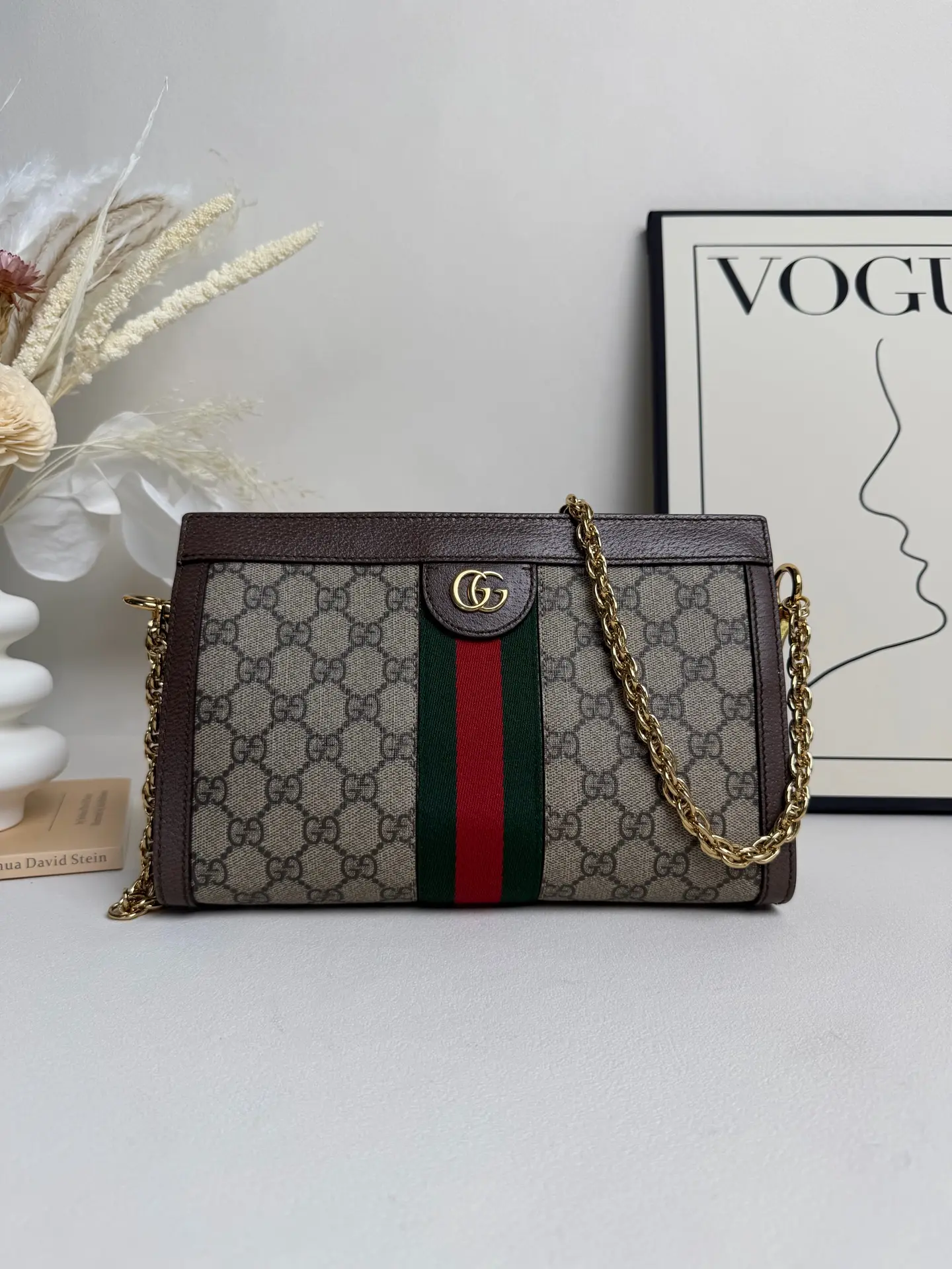 Pre-owned GUCCI Ophidia GG Small Shoulder Bag CC0044