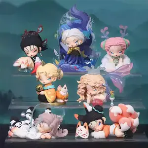 Cartoon Characters Mystery Box Toy, 1 Box Random Action Figure, Action Figurine, Anime Figures, Cute Collectible Toys for Birthday Party Gift, Room Desktop Decoration