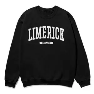 Limerick Sweatshirt Ireland Collegiate Crewneck Sweater Unisex
