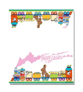 Stonehouse Collection Easter Place Cards - 25 Easter Name Cards - Table Tents - Small Gift Cards