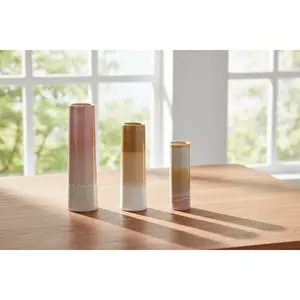 Set of 3 Stoneware Vases