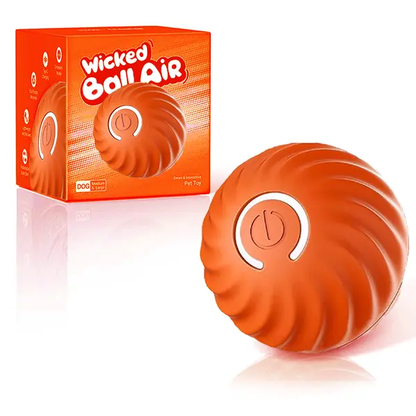 GTTQ Interactive Training Ball for Dogs - Rechargeable Self-Moving Spinning Ball Toy with Automatic Rolling, Jumping, Rotating, Vibration Functions for Small to Large Breeds, Ball Toy Balls