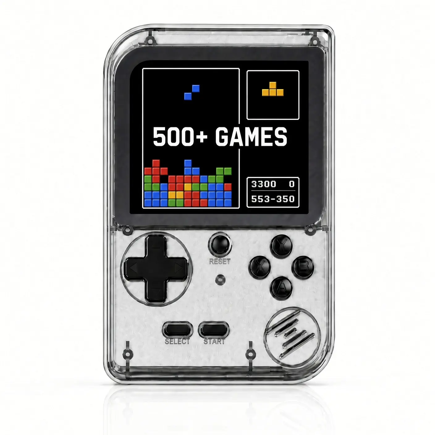 Retro Handheld Game Console with 400 Built-In Classic Games, 2.8 Inch Screen Portable Video Game Player, Rechargeable Pocket Gaming Device for Kids and Adults