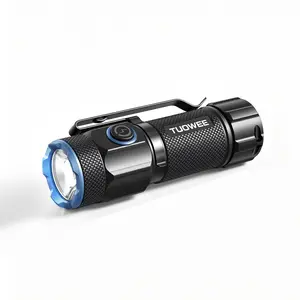 Rechargeable Pocket Flashlight, 1000lm Super Bright Edc Flashlight, High Lumens Flashlight, USB-C Charging, 5 Light Modes, Mini Tactical Flashlight for Camping, Hiking, Emergency, Multifunctional Flashlight