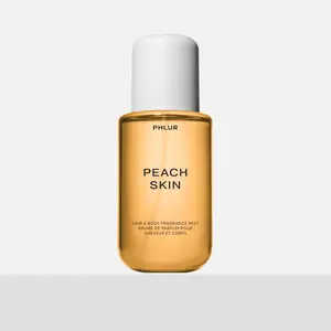 PHLUR Peach Skin Body Mist  - Full Size Hair & Body Fragrance Mist with Peach, Plus, White Freesia & Sandalwood (8 fl oz) Eau De Perfume Deep Floral Perfume