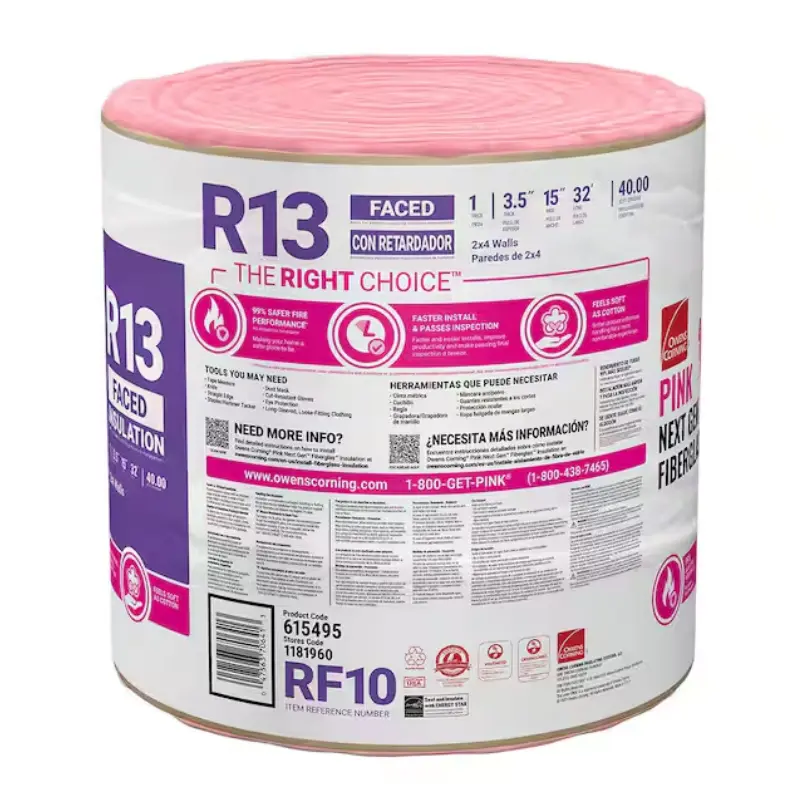 R-13 Faced Fiberglass Insulation Roll, 15 in. x 32 ft. (1 Roll)