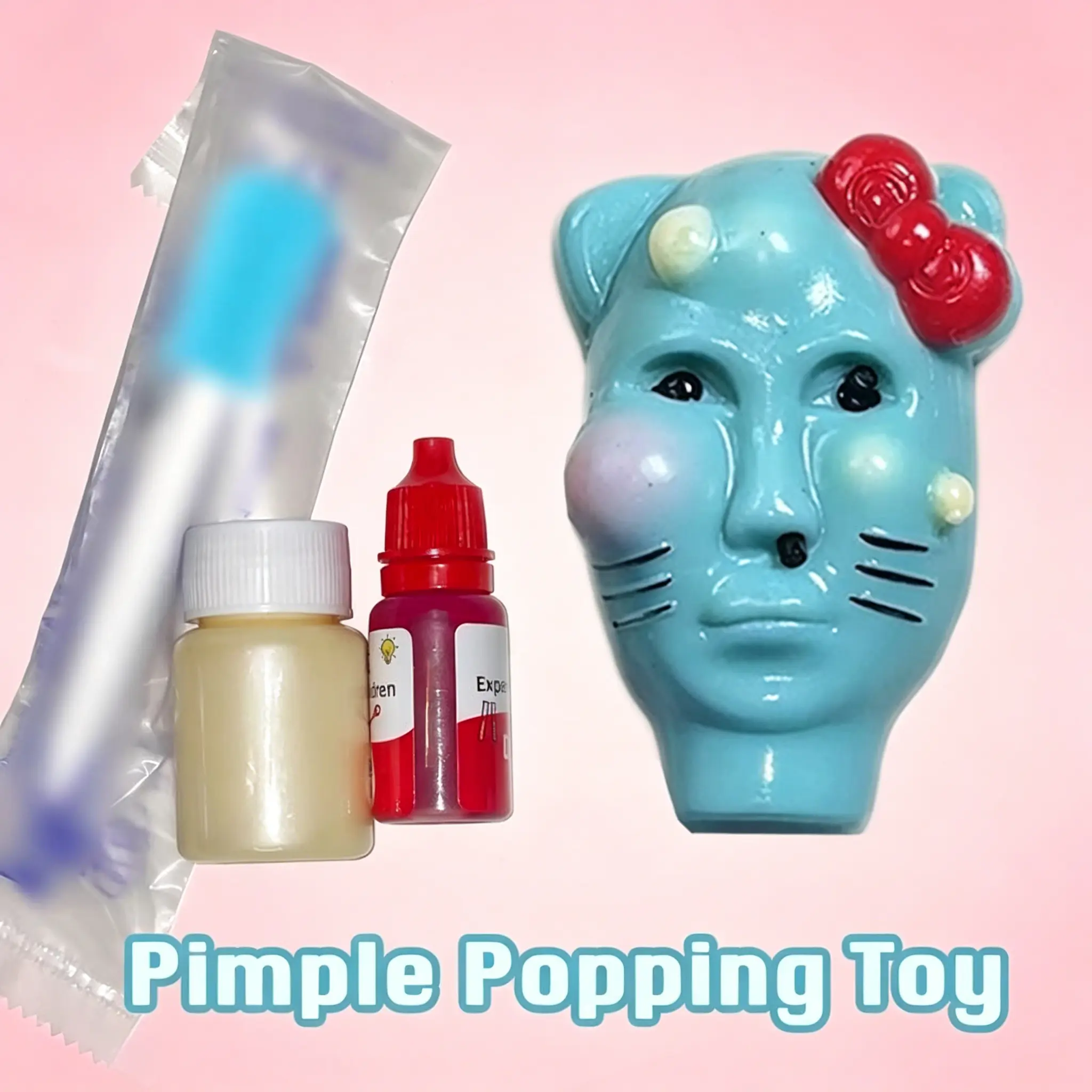 Pimple Popping Water Spray Nose Squeeze Toy - Compact Creative Play Toy, Cute & Creative Gift Choice for Birthday, Family Fun (Suitable for Children & Adults)