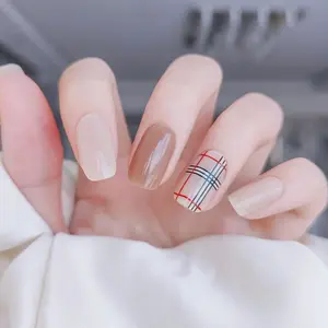August Nails QUINNAS LATTICE Semi-Cured Gel Nail Wraps, Semi Cured Gel Nail Strips NG200223【BUY ANY 2 NAIL KITS GET FREE UV LAMP】- NG200223