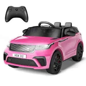 Electric ride on toy truck with remote control for kids 4-8, built-in rocking mode, MP3 player and safety belt, CPSIA certified, ideal gift for birthday and Christmas.