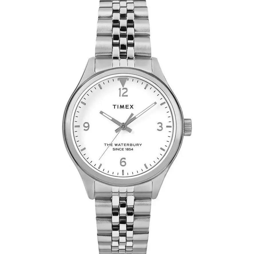 Timex Waterbury Traditional Ladies Watch TW2R69400, Fashionable Waterproof Wristwatch, Casual Round Dial, Low Profile Wrist Watches, Quartz Drive, Classical Wrist Watches