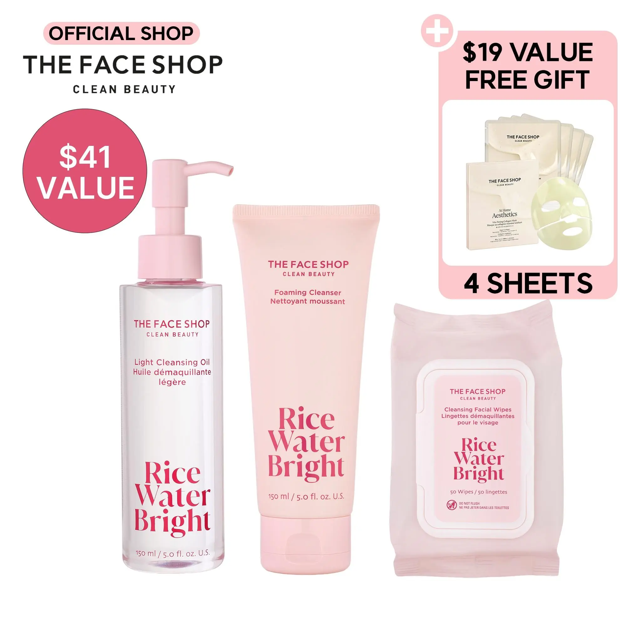 THE FACE SHOP Skin Type Targeted Cleansing Sets