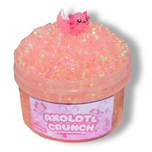 Axolotl Crunch Slime! Super Crunchy Slime!