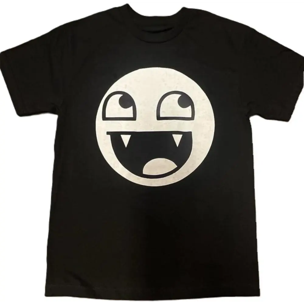 Epic Face Vampire T Shirt Y2K Goth Emo Scene
