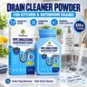 YucaiLuxe 320g Fast-Acting Drain Cleaner Powder - Essential Cleaning Product, Household Item with Lemon Tang, Drain Opener for Kitchen & Bathroom Sinks, Breaks Down Hair, Grease, Soap, Food Buildup