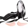 Linodes Professional Satin Pointe Ballerina Shoes - Mid-High Cut, Ample Toe Box, Double-Stitched, Balance-Enhancing Upper, Durable Dance Footwear for Pointe Dancing