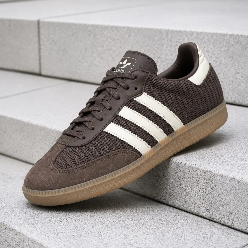 Adidas Samba OG Earth Strata Wonder White JI3184 Men's Fashion Sneaker New