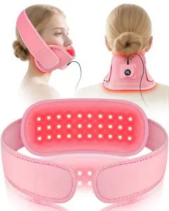 Red Light Therapy Pad, 660nm/850nm Deep Tissue Penetration, For Skin Glow, Relaxing and Relief, 6 Power Modes with Pulse, Auto Shut-Off