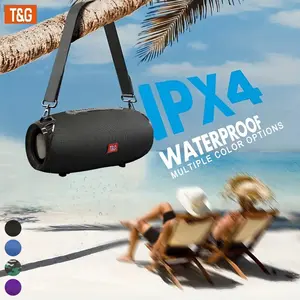 Portable Wireless Speaker, Rechargeable Wireless Speaker, TWS Stereo Speaker, Compatible with TF Cards/USB Drives