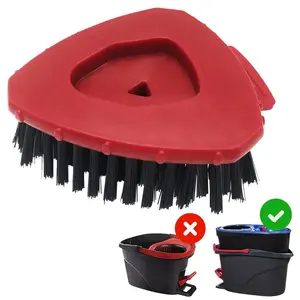 Spin Mop Replace Head, 1 Count Scrub Mop Brush Replacement Head for O-cedar/Viledo Rinse Clean Spin Mop, Cleaning Brush for Kitchen Wall Tile, Spin Mop Replacements