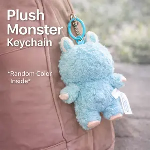 Assorted Styles & Colors Plush Doll Keychain, Random Selection, for Keys & Backpacks