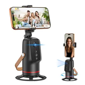 360° Rotating Smart Cloud Cellphone Mount, Automatic Follow Focus Stabilizer, Portable Easy Operation, Live Streaming Vlog Selfie Shooting Essential