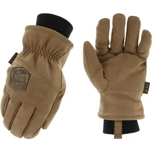 ColdWork Insulated Driver - Insulated Leather Gloves for Winter Work - Water-Resistant - Secure Fit - Touchscreen-Capable - Durable - X-Large - Brown