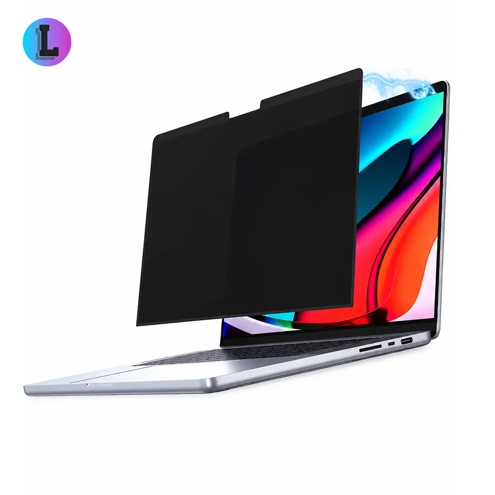 LUSA DESIGN 360° Privacy Screen Protector Compatible with 2026 MacBook Neo 13-15 inch A18 Pro Chip A3404 - Anti Blue Light Anti Glare and Scratch Resistant Laptop Privacy Screen Shield