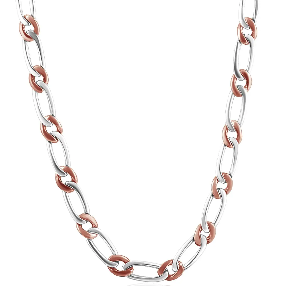 Men's 14k Gold (45gram) or Platinum (84gram) 7.5mm Link Chain Necklace 20"