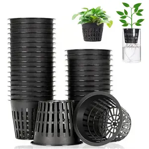 20 Garden Planting Baskets with Mesh Pots for Hydroponic Plants, Vegetable Soilless Cultivation Tray, Gardening Supplies, Hydroponic Planters