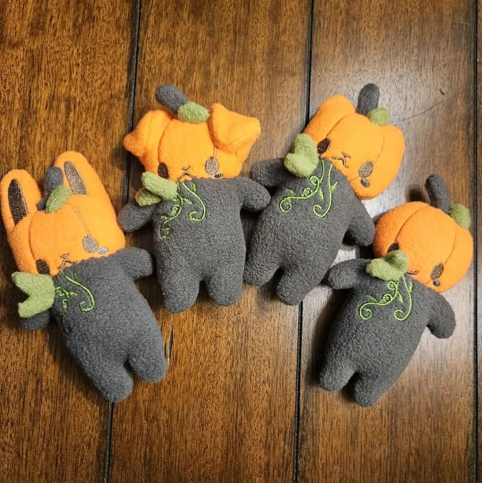 Pumpkin Animal Plushes