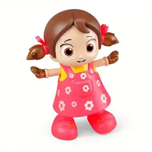 Electric Dancing Girl Toy, Singing and Dancing Doll, Girl Toy with LED Lights, Interactive Fun for Boys and Girls, Christmas Gift, Walking Toy, Gift for All Ages